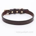 Leather Dog Collar for Small Medium Large Dogs